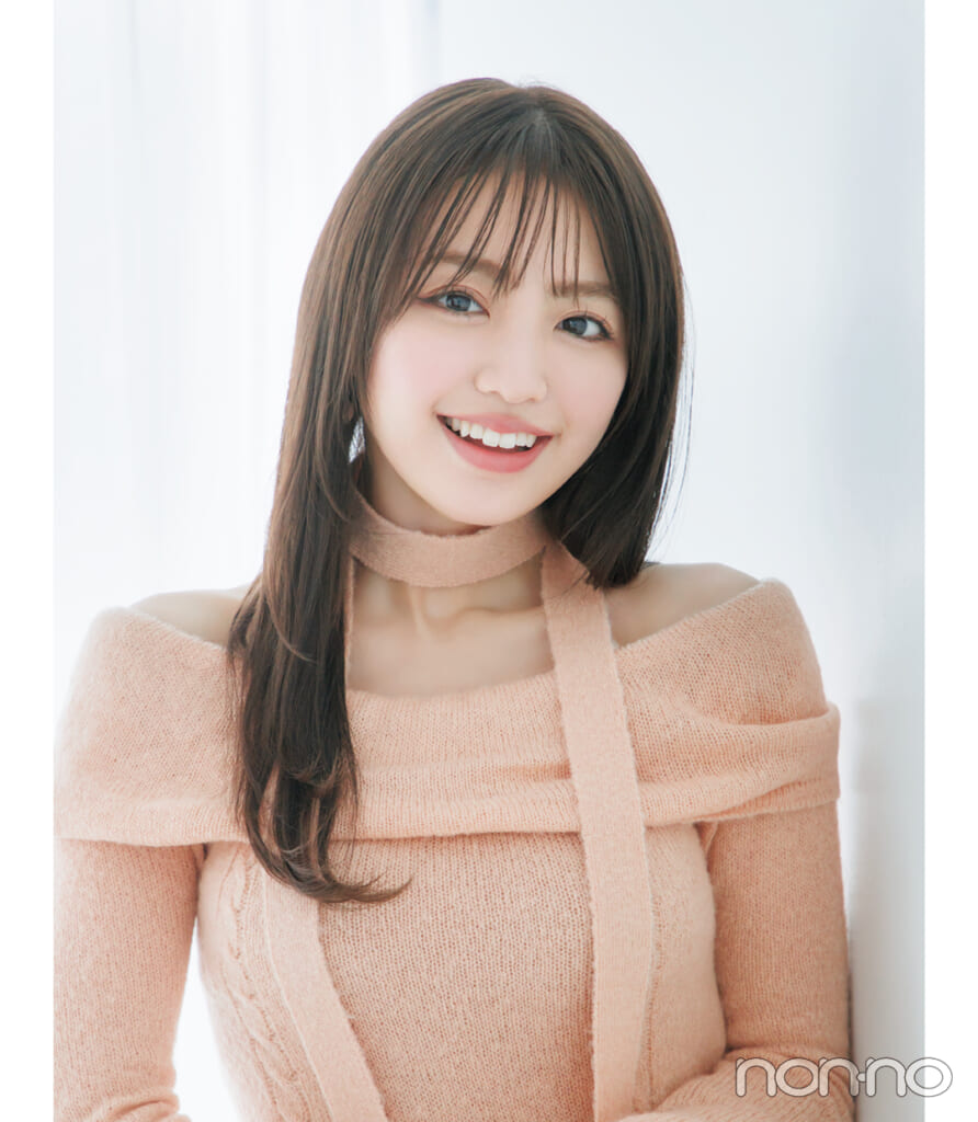 ストレートアイロンでできる前髪の巻き方 シースルーバング