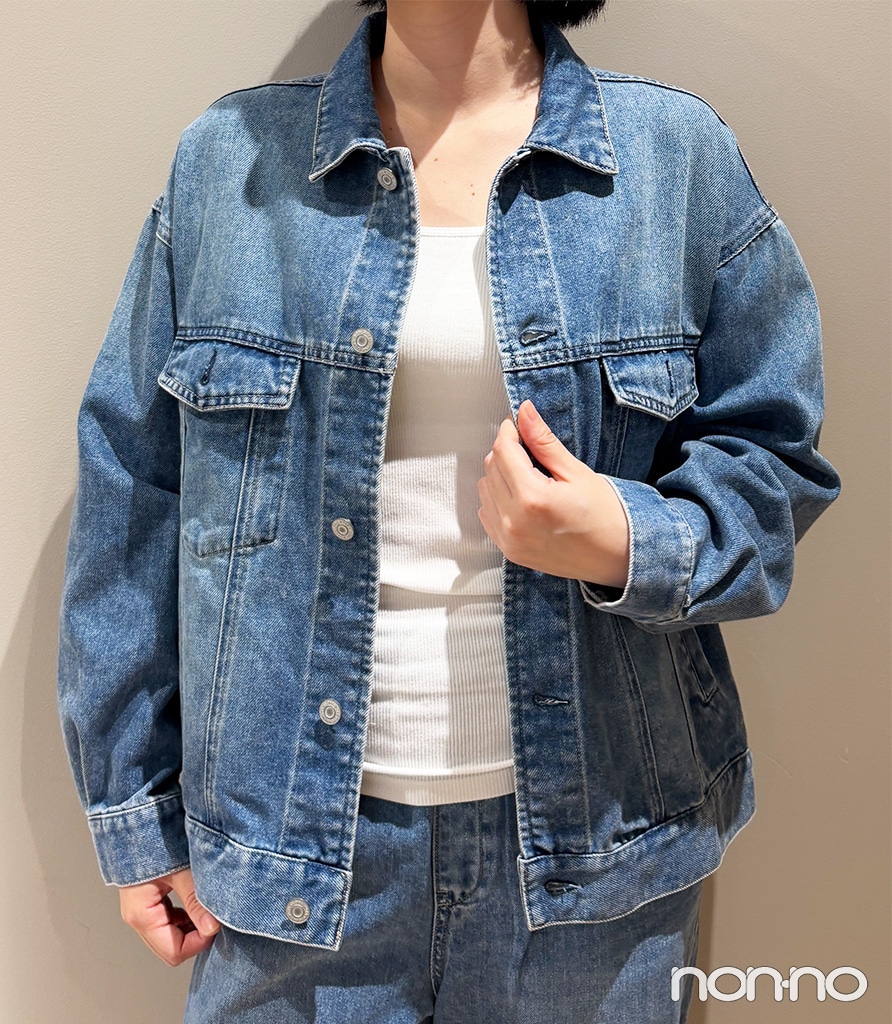 グローバルワークのデニムジャケット