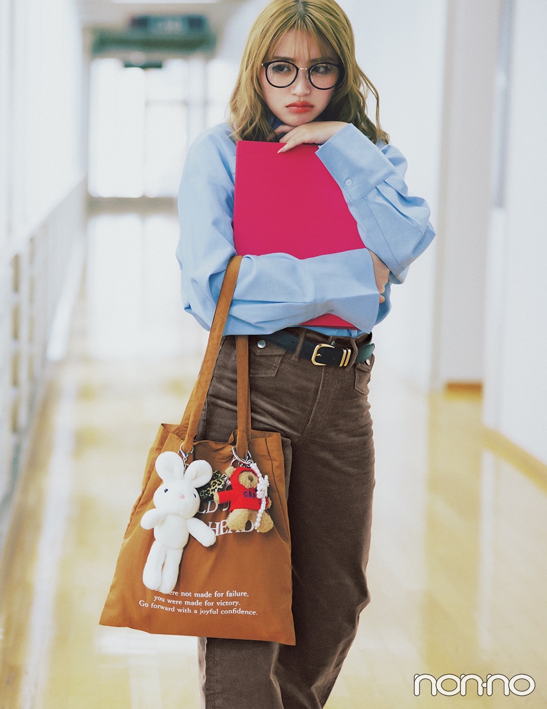 【non-no web】香音が着こなす大学生の毎日コーデ
