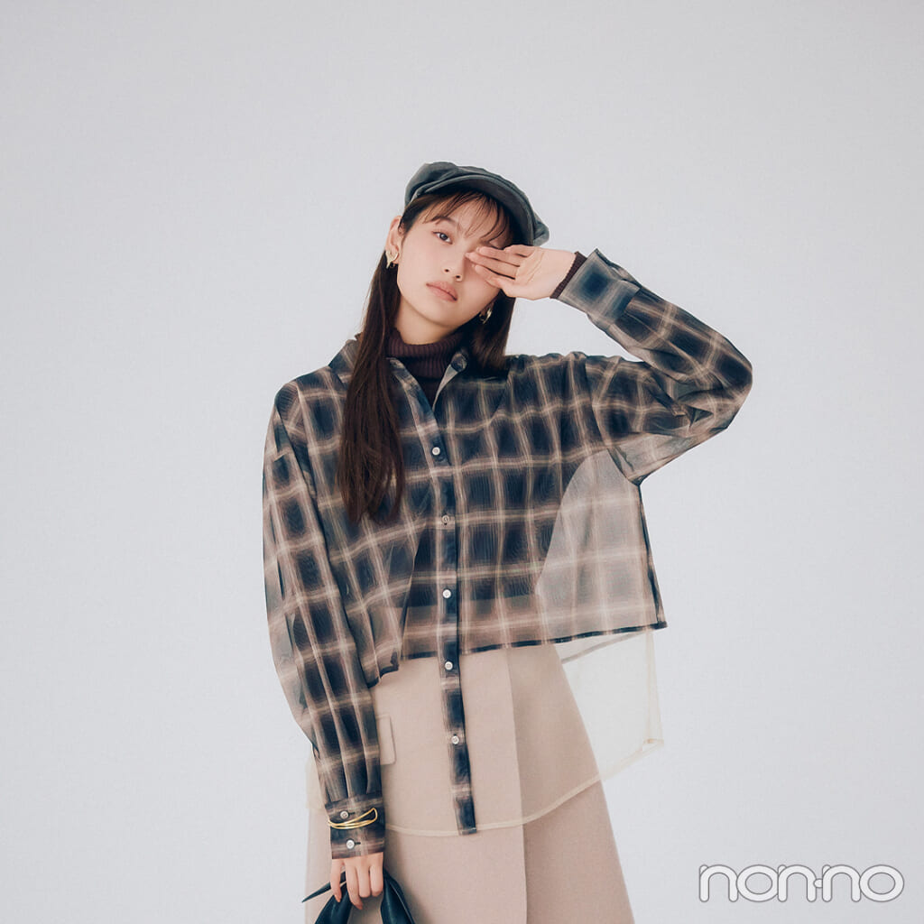 【non-no web】加藤栞が着こなす大学生の毎日コーデ_アイキャッチ画像