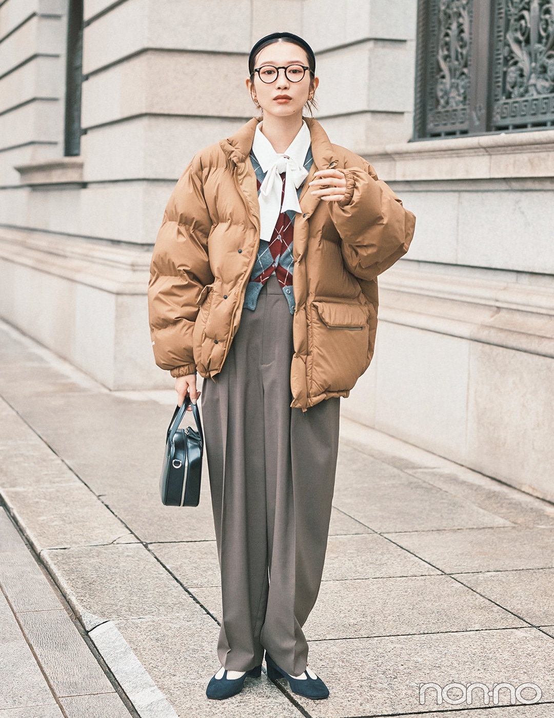 【non-no web】岡本夏美が着こなす大学生の毎日コーデ