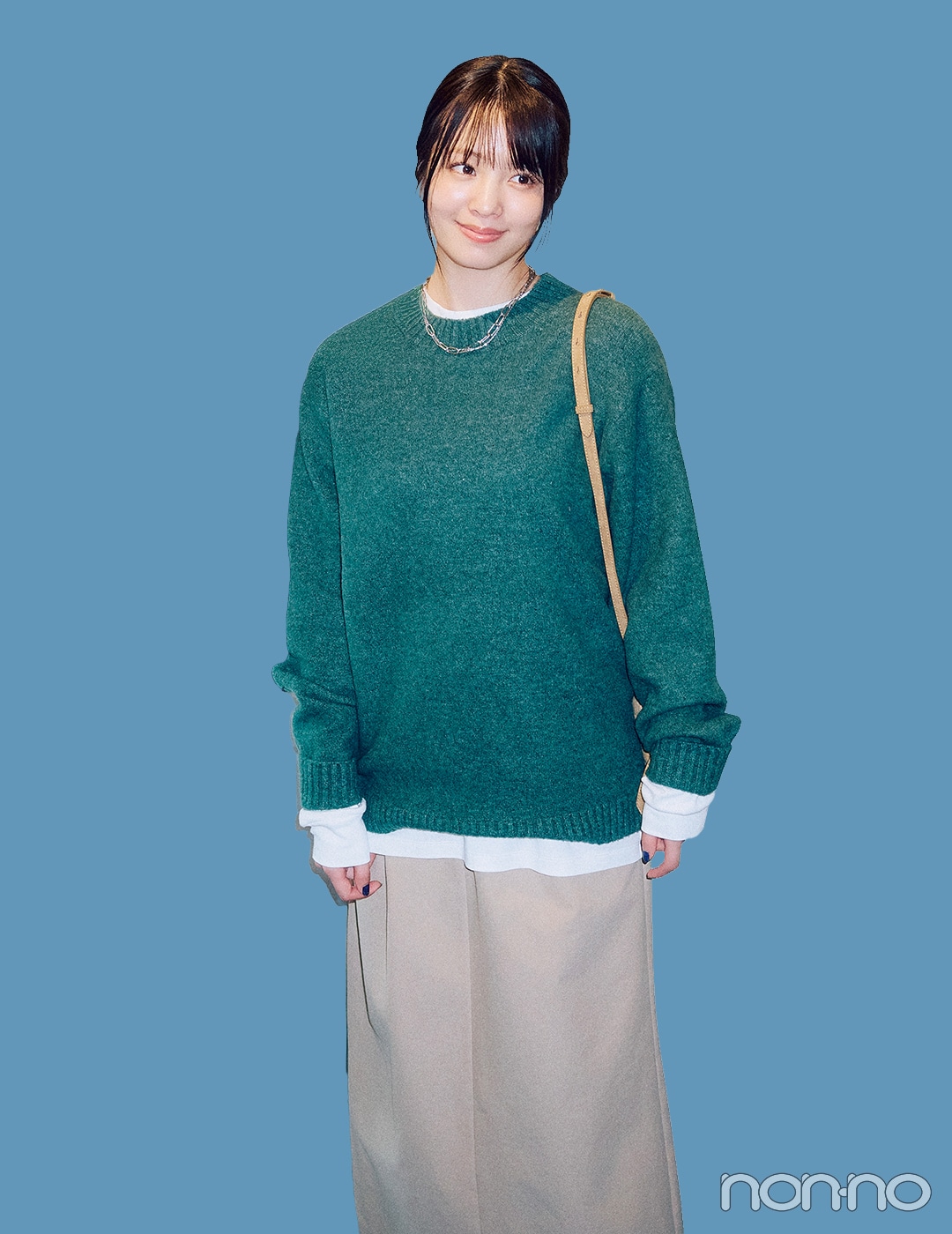 【non-no web】横田真悠が着こなす大学生の毎日コーデ