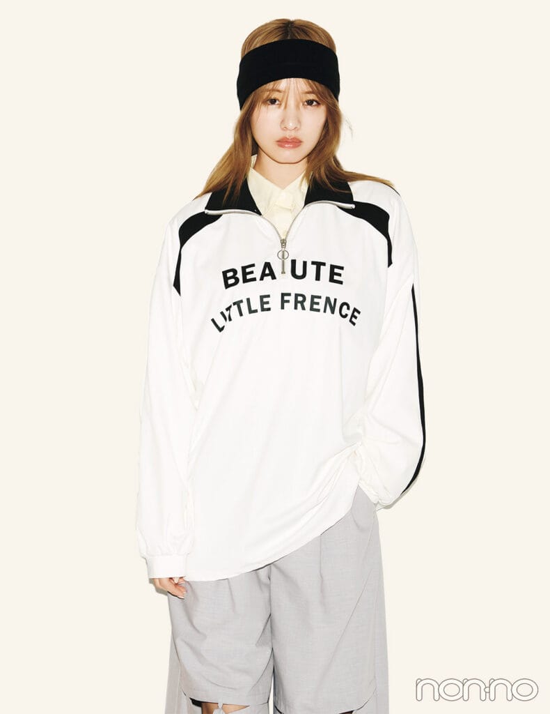 【non-no web】横田真悠が着こなす大学生の毎日コーデ