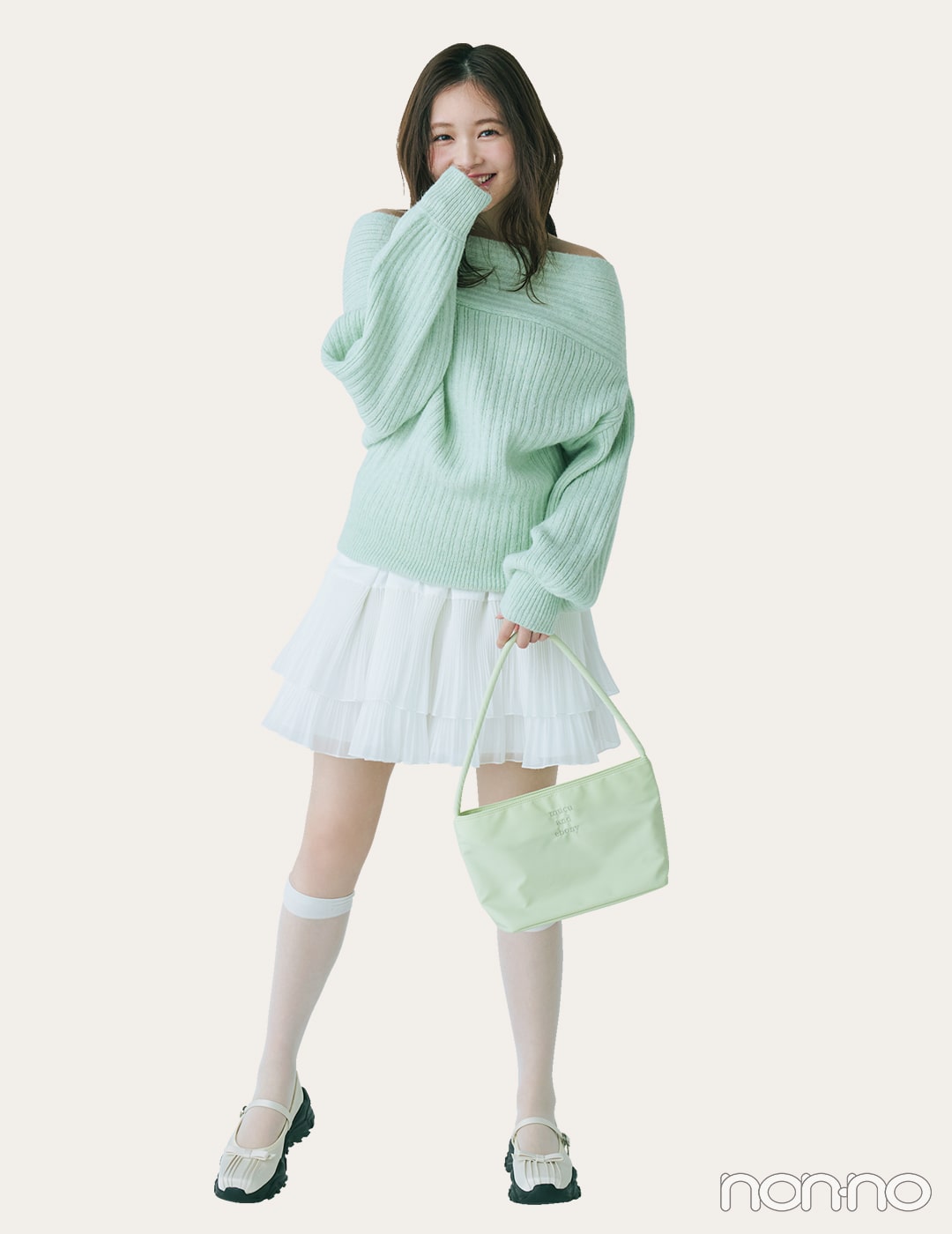 【non-no web】久間田琳加が着こなす大学生の毎日コーデ