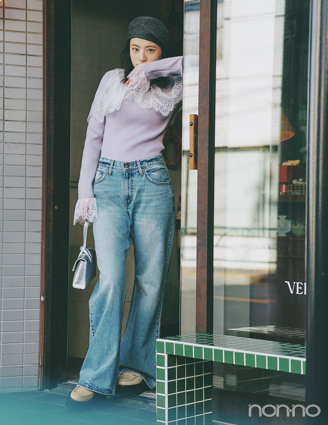 【non-no web】出口夏希が着こなす大学生の毎日コーデ