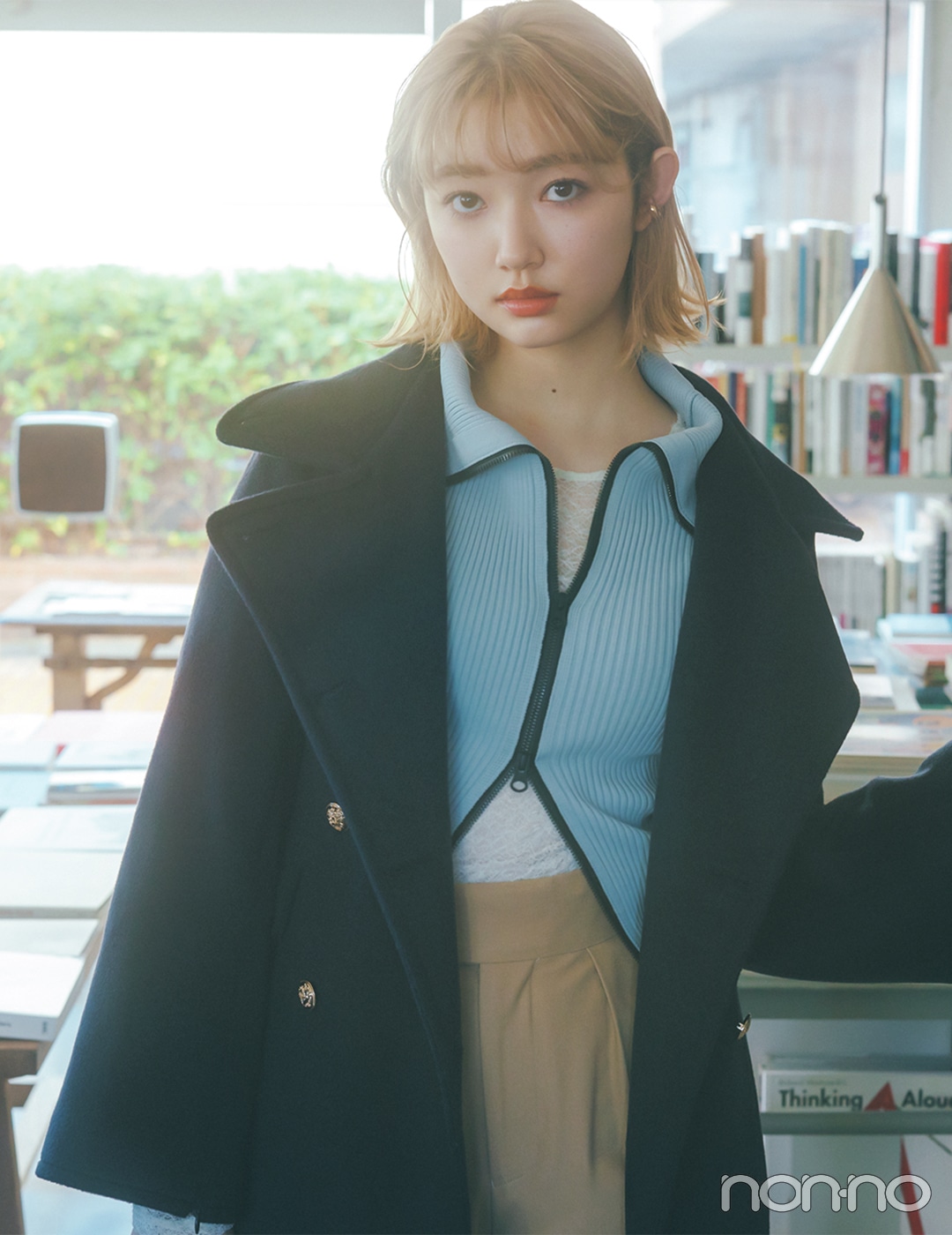 【non-no web】小宮山莉渚が着こなす大学生の毎日コーデ