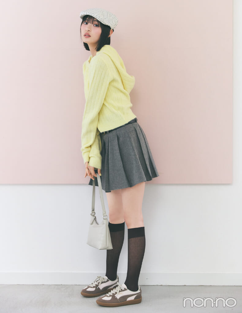 【non-no web】遠藤さくらが着こなす大学生の毎日コーデ