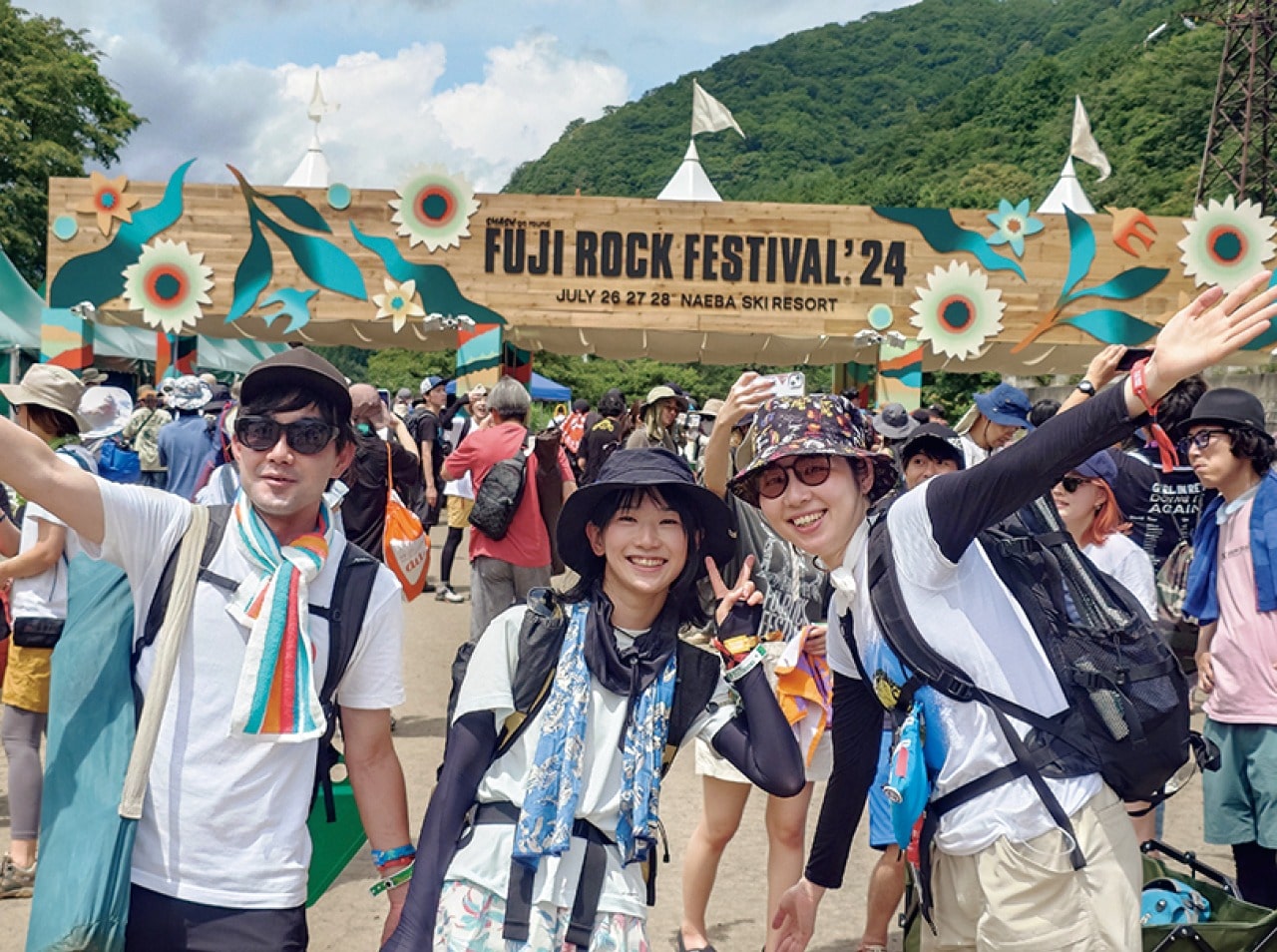 フジロックに参加する華奈子さん