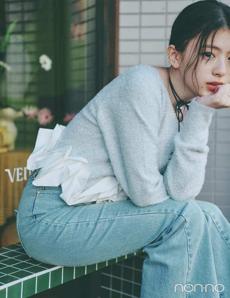 【non-no web】出口夏希が着こなす大学生の毎日コーデ