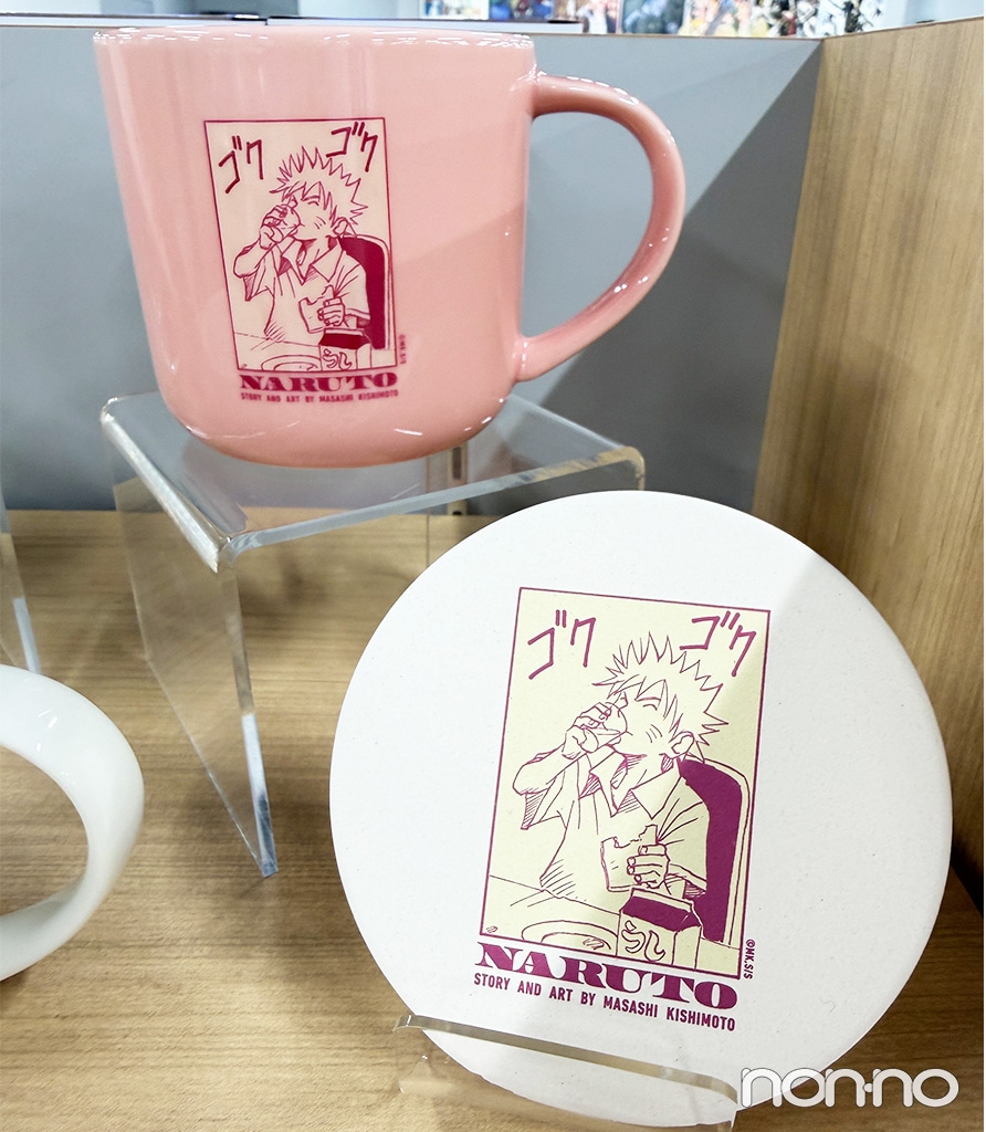 ナルトの珪藻土コースター￥1980・マグカップ￥3630