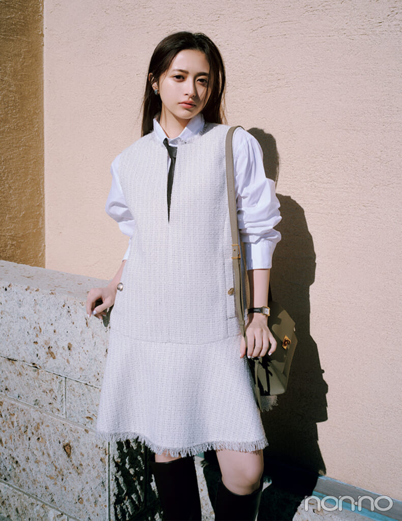 【non-no web】井上和が着こなす大学生の毎日コーデ