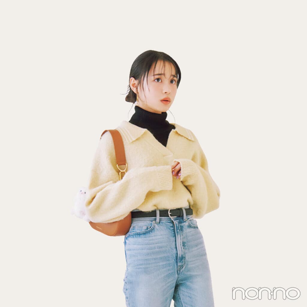 【non-no web】紺野彩夏が着こなす大学生の毎日コーデ_アイキャッチ画像