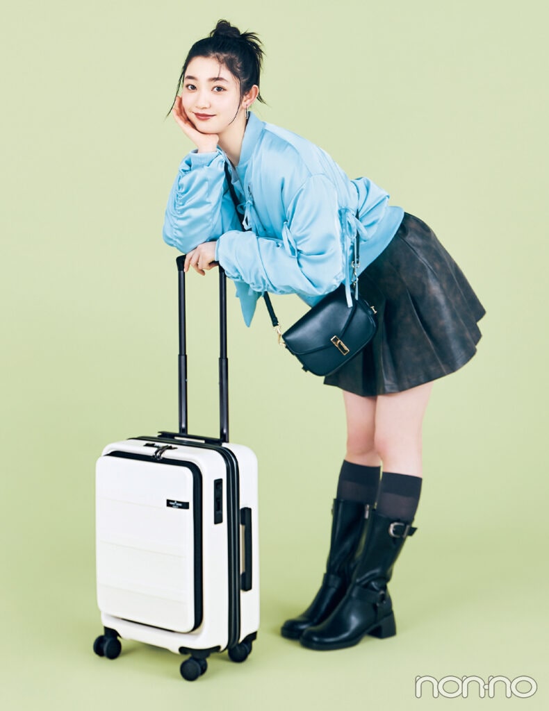 【non-no web】小宮山莉渚が着こなす大学生の毎日コーデ