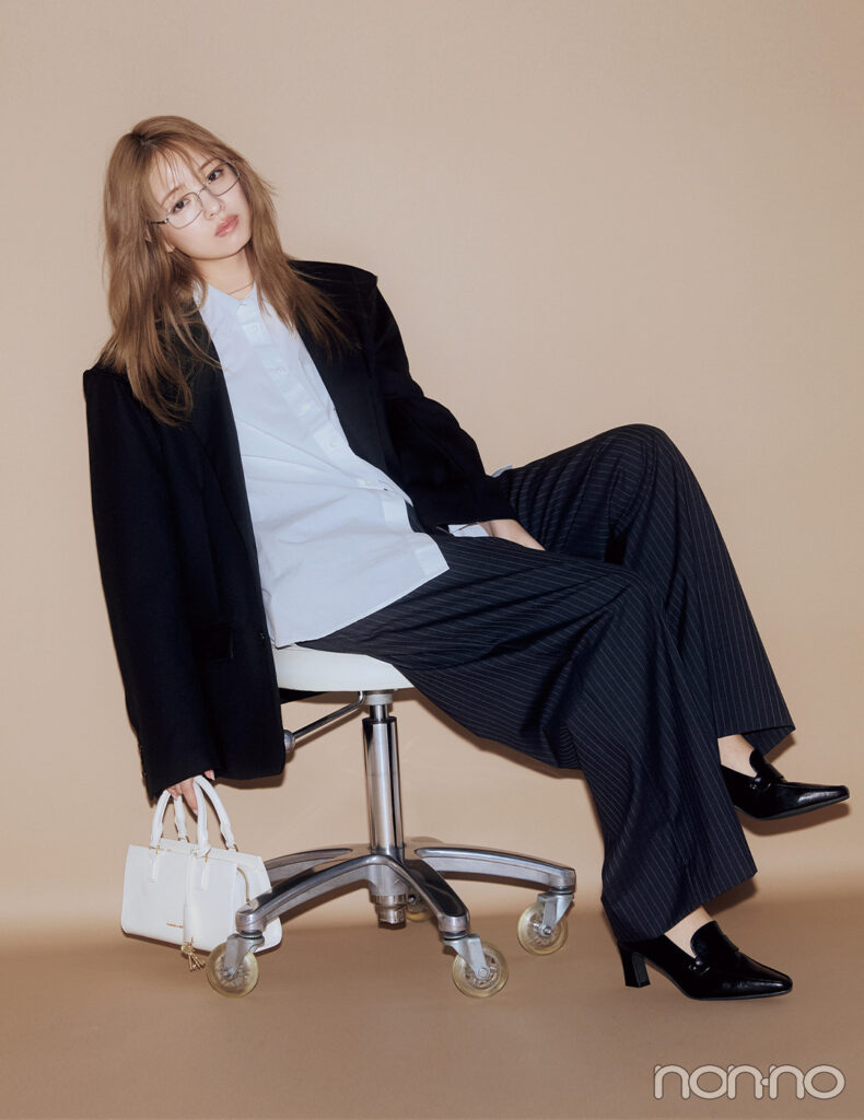 【non-no web】横田真悠が着こなす大学生の毎日コーデ