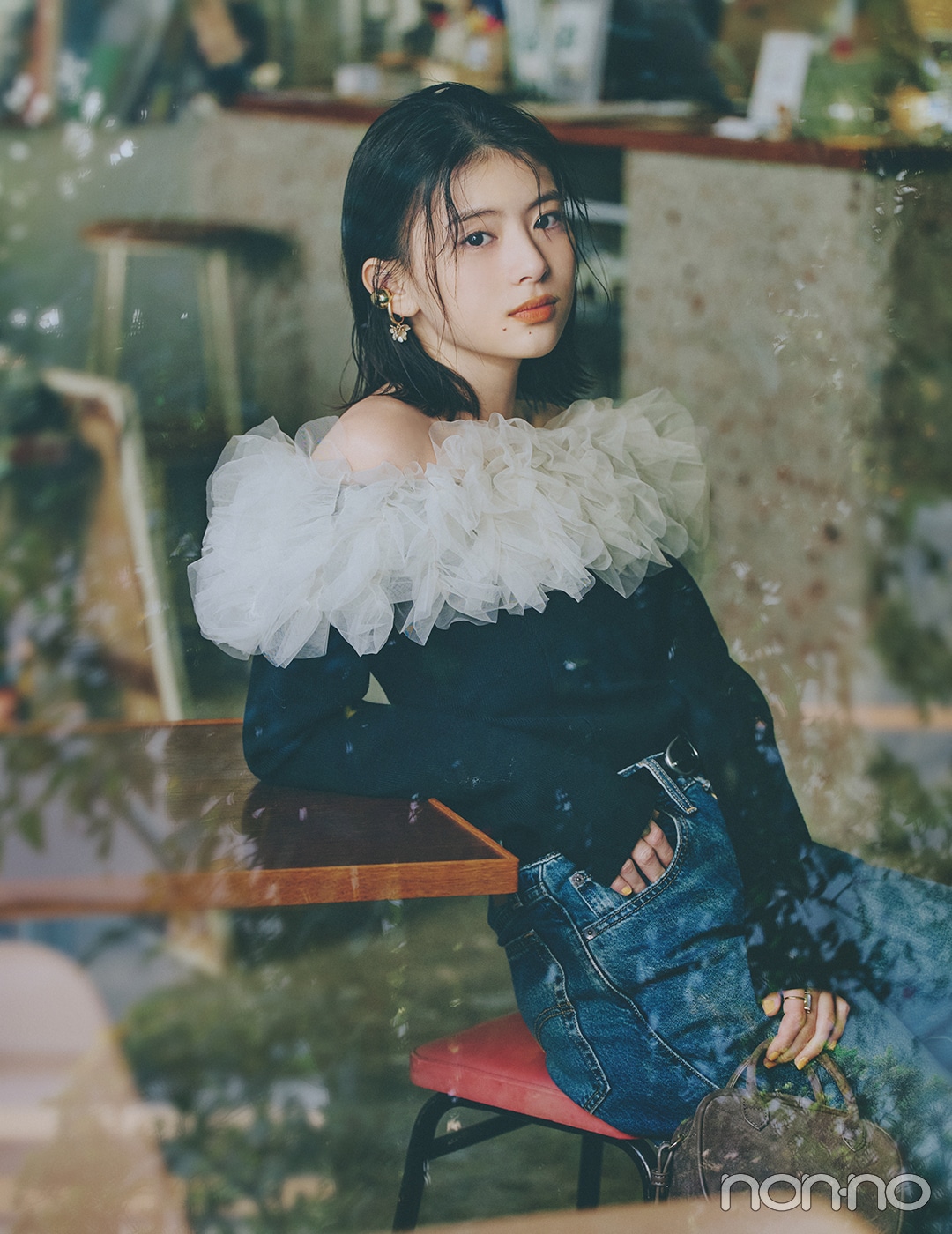 【non-no web】出口夏希が着こなす大学生の毎日コーデ