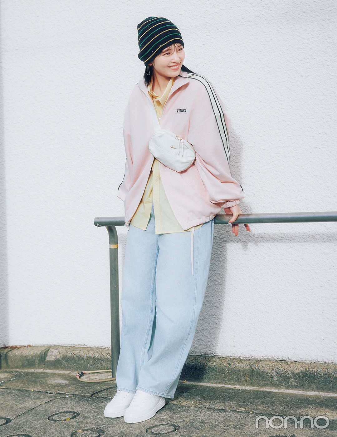 【non-no web】横田真悠が着こなす大学生の毎日コーデ