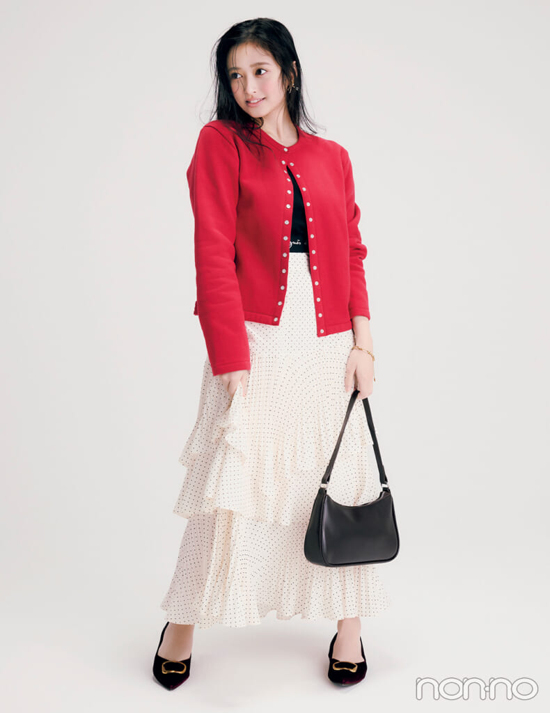 【non-no web】井上和が着こなす大学生の毎日コーデ