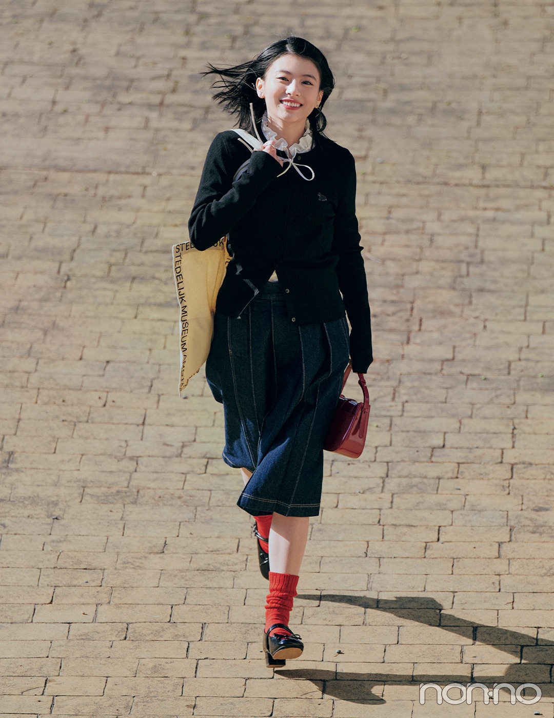 【non-no web】出口夏希が着こなす大学生の毎日コーデ