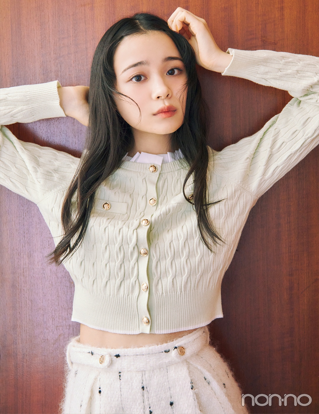 【non-no web】林芽亜里が着こなす大学生の毎日コーデ