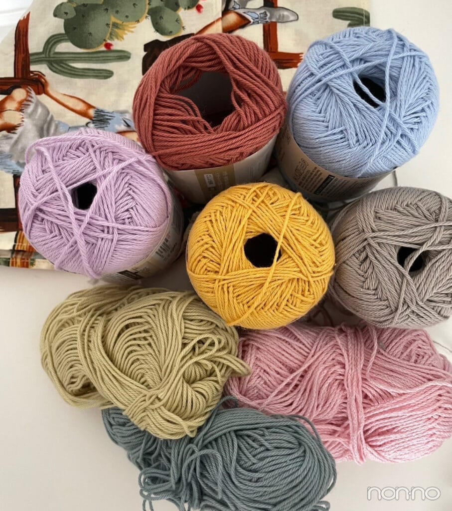 岡本夏美の最近購入品のコットン糸