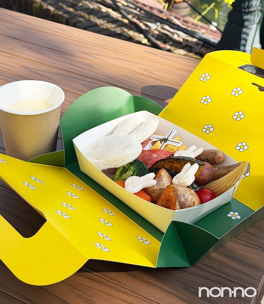 ミッフィーのチーズフォンデュBOX／￥1600