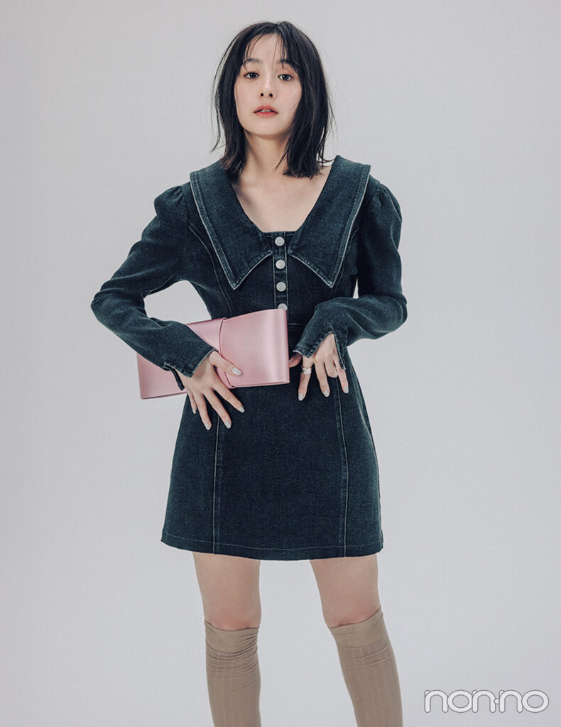【non-no web】堀田真由が着こなす大学生の毎日コーデ