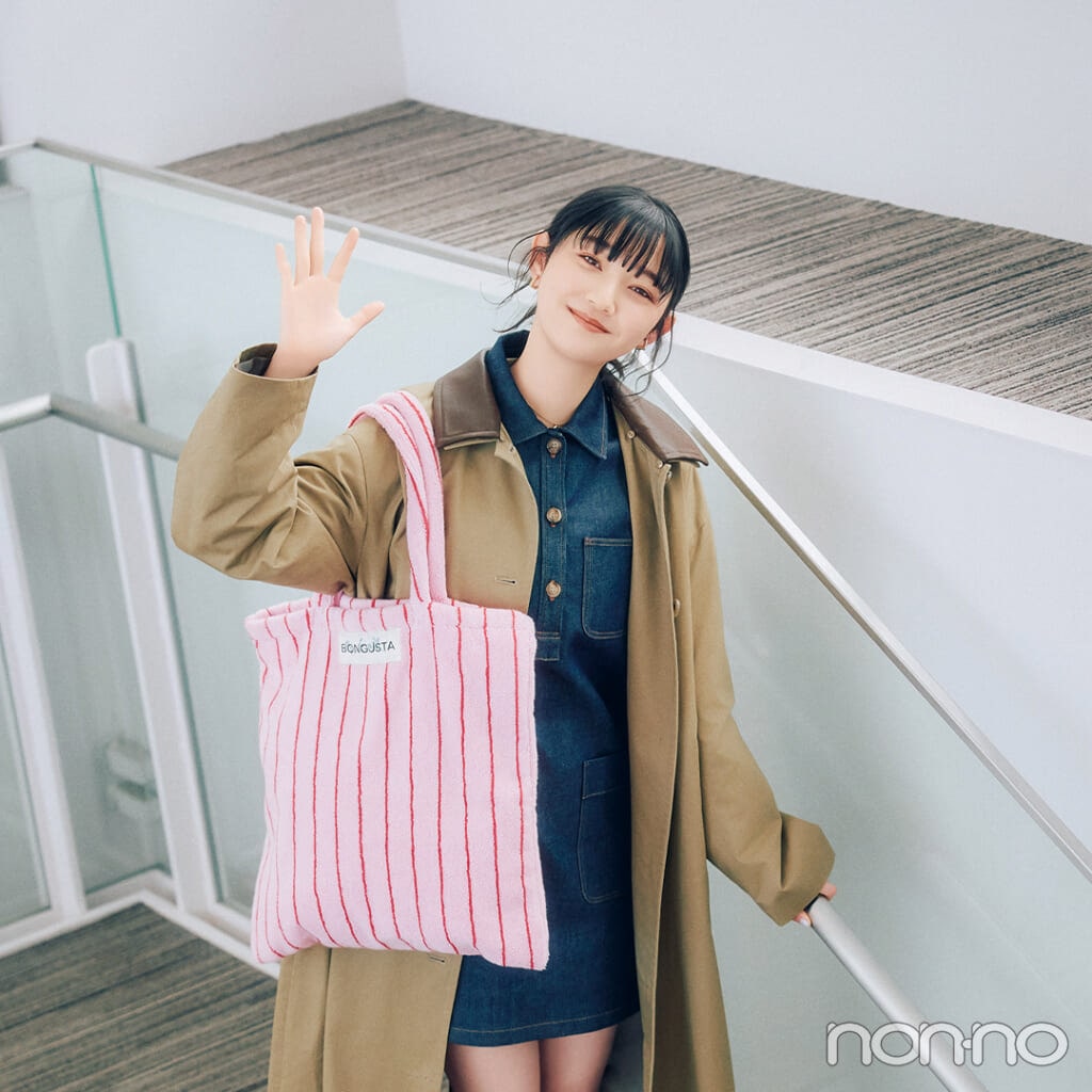【non-no web】小宮山莉渚が着こなす大学生の毎日コーデ_アイキャッチ画像