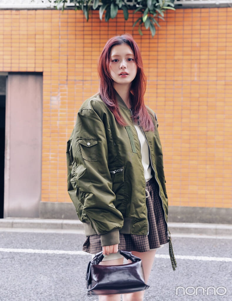 【non-no web】紺野彩夏が着こなす大学生の毎日コーデ