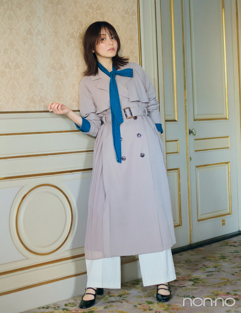 【non-no web】久間田琳加が着こなす大学生の毎日コーデ