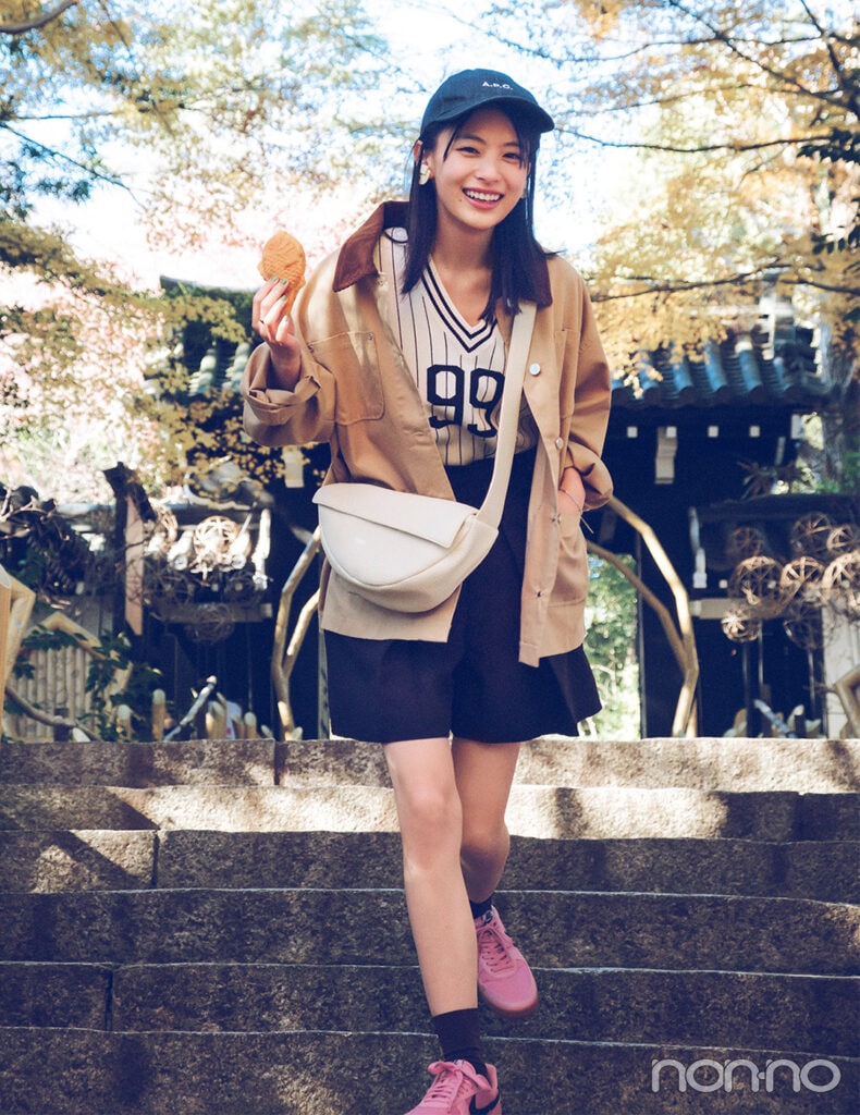 【non-no web】出口夏希が着こなす大学生の毎日コーデ