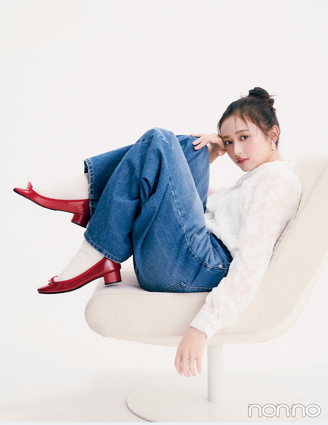 【non-no web】井上和が着こなす大学生の毎日コーデ