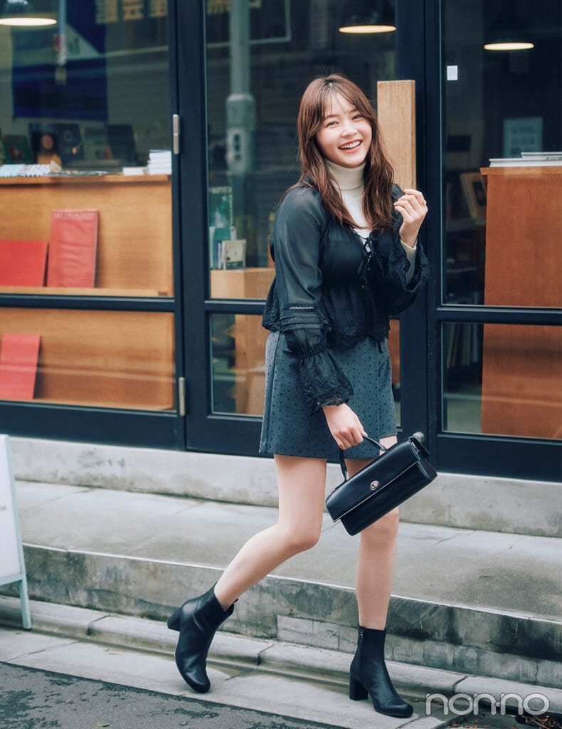 【non-no web】久間田琳加が着こなす大学生の毎日コーデ