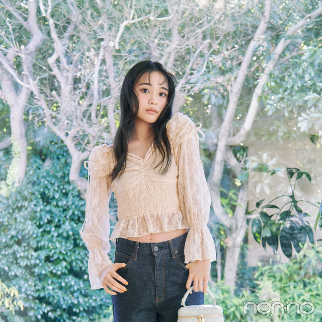 【non-no web】林芽亜里が着こなす大学生の毎日コーデ_アイキャッチ画像