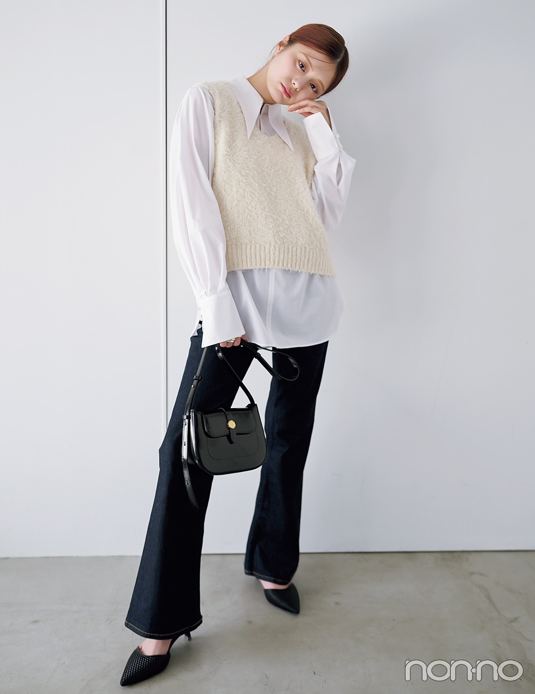 【non-no web】紺野彩夏が着こなす大学生の毎日コーデ