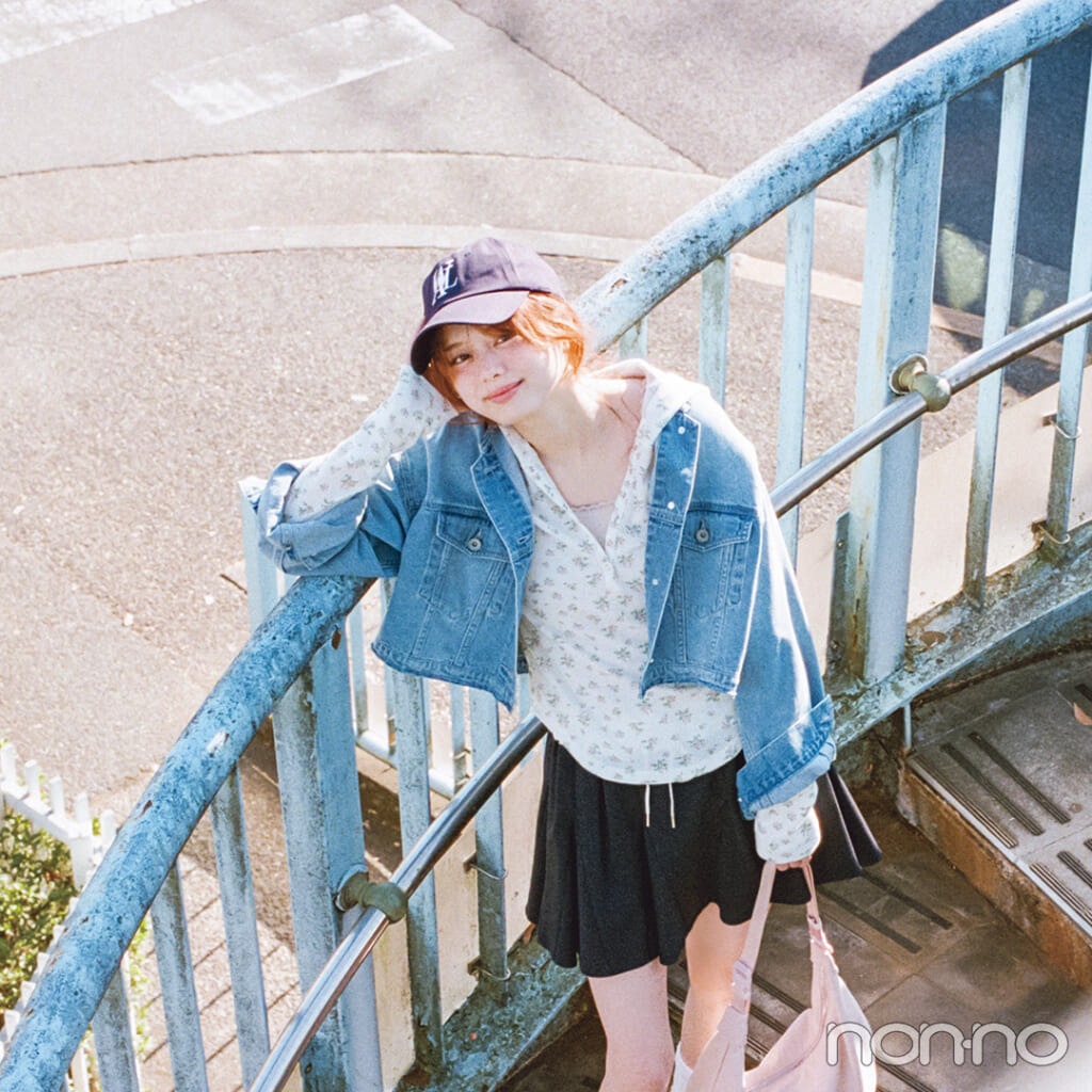 【non-no web】紺野彩夏が着こなす大学生の毎日コーデ_アイキャッチ画像