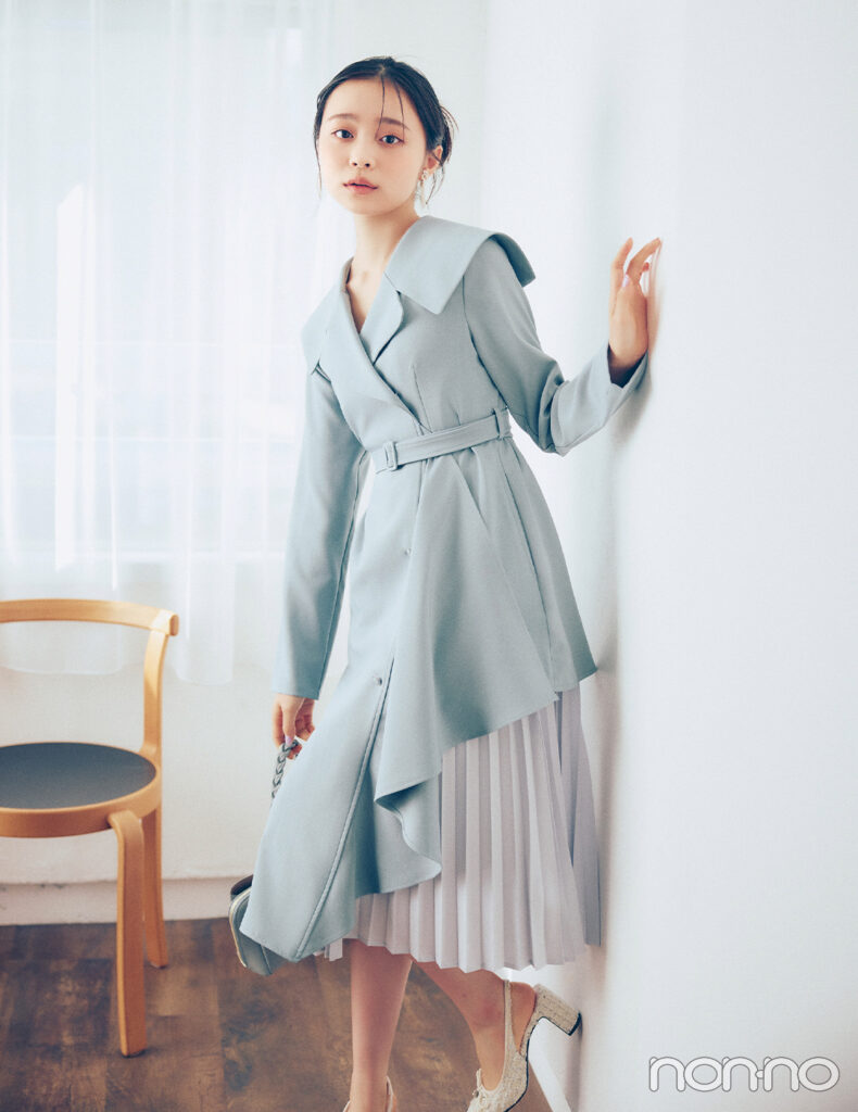 【non-no web】林芽亜里が着こなす大学生の毎日コーデ