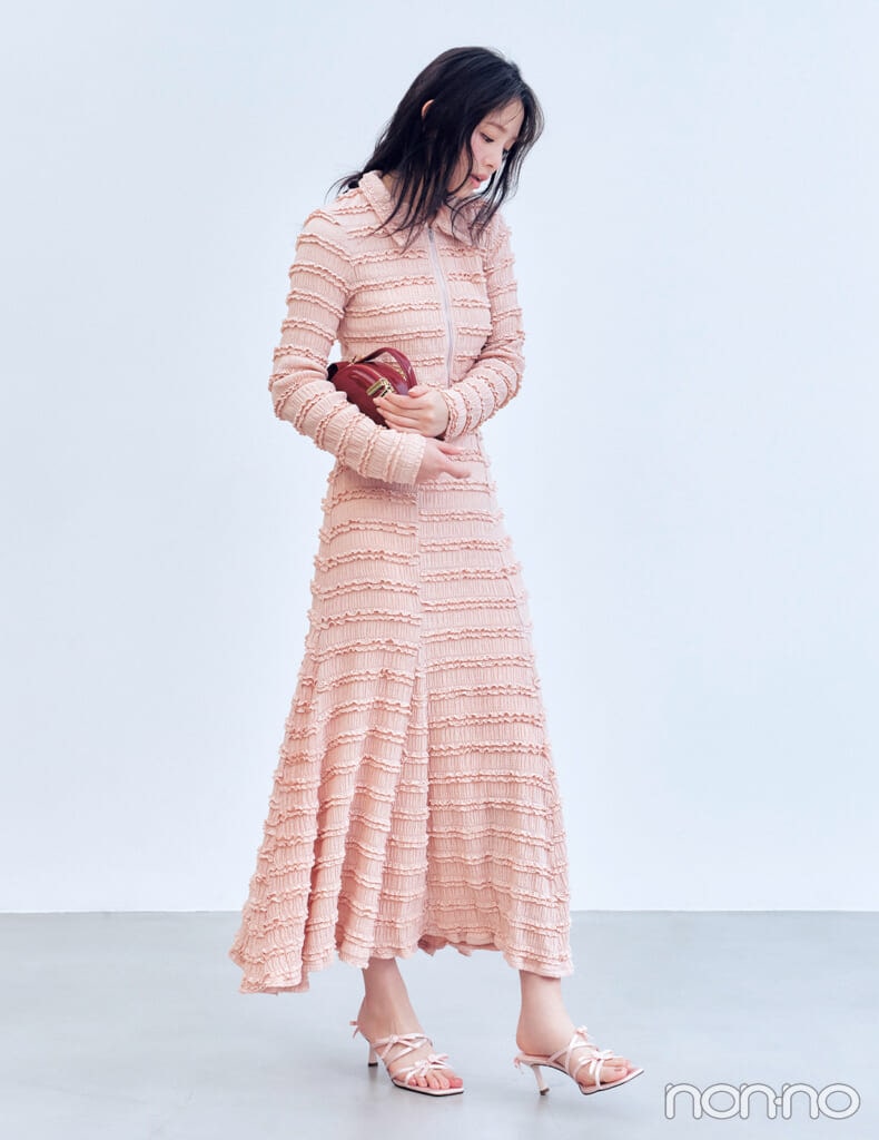 【non-no web】横田真悠が着こなす大学生の毎日コーデ