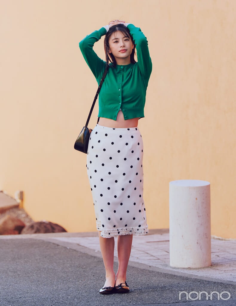 【non-no web】出口夏希が着こなす大学生の毎日コーデ