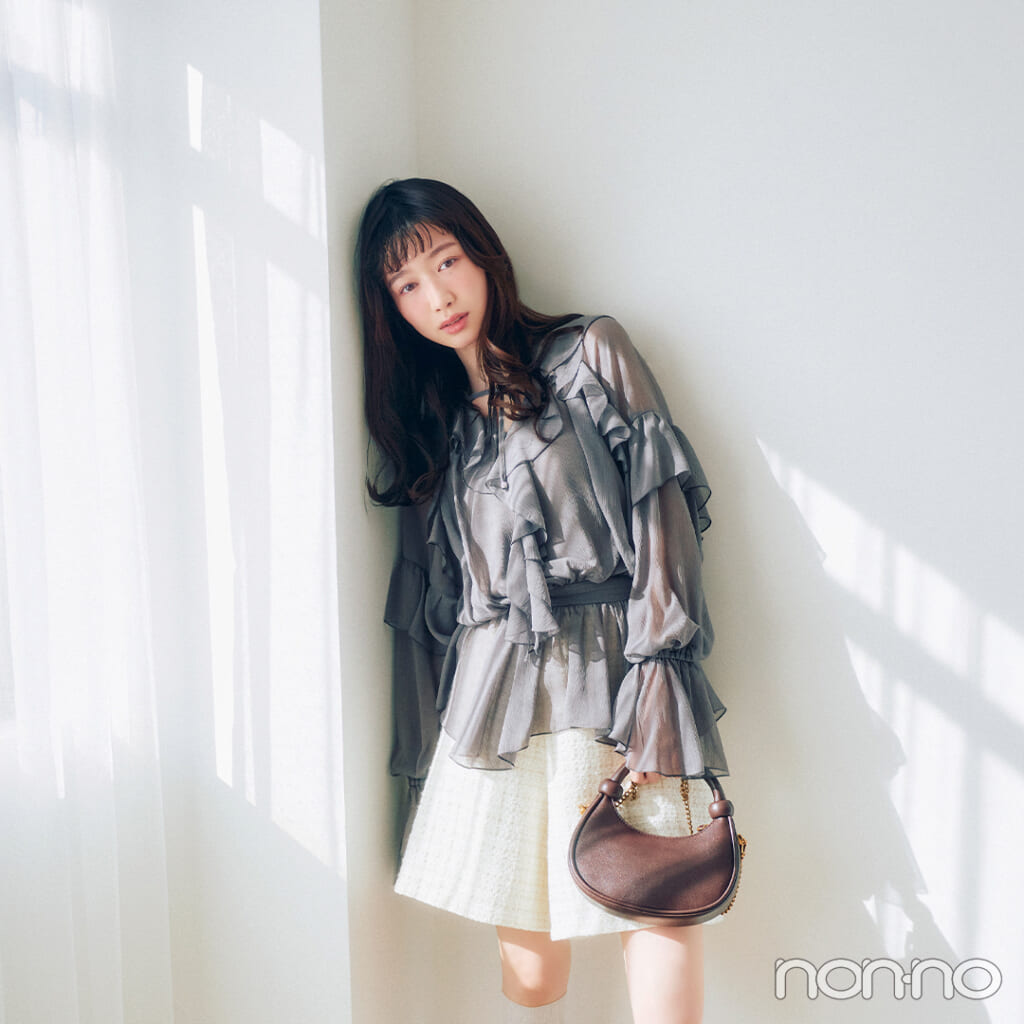 【non-no web】岡本夏美が着こなす大学生の毎日コーデ_アイキャッチ画像