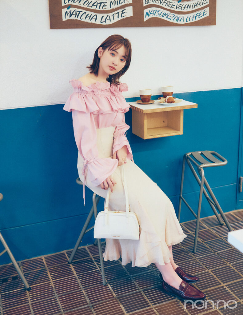 【non-no web】村上なずなが着こなす大学生の毎日コーデ