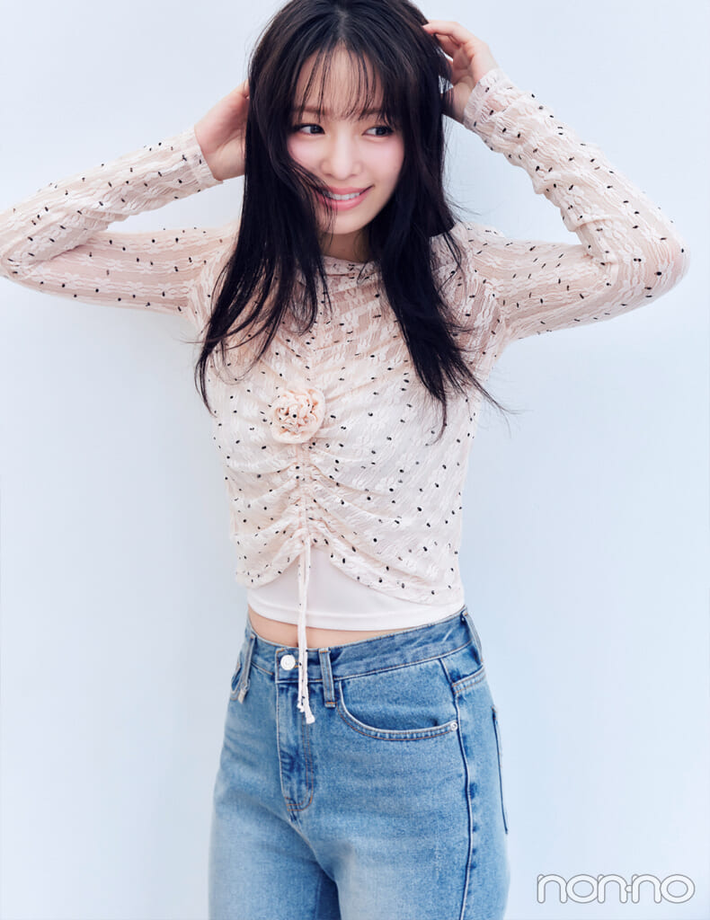 【non-no web】横田真悠が着こなす大学生の毎日コーデ