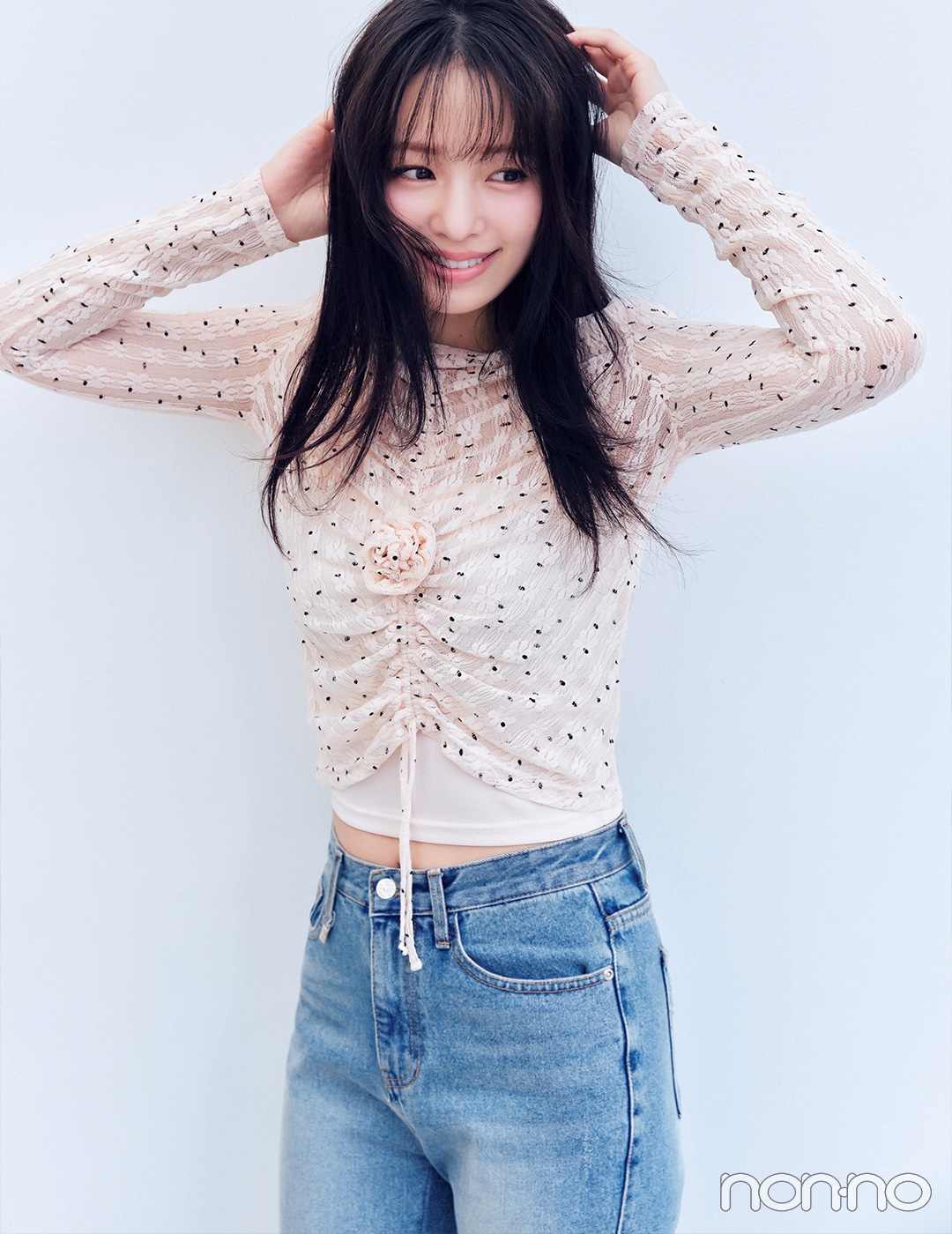 【non-no web】横田真悠が着こなす大学生の毎日コーデ