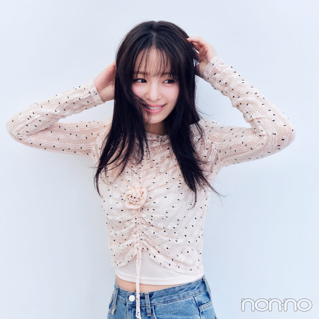 【non-no web】横田真悠が着こなす大学生の毎日コーデ