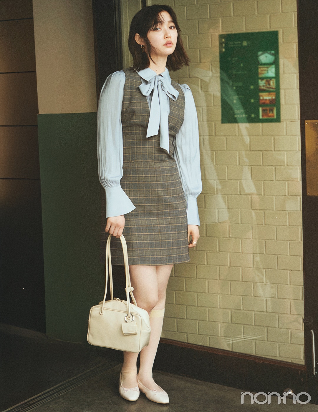 【non-no web】小宮山莉渚が着こなす大学生の毎日コーデ