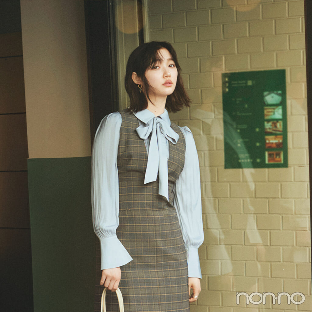 【non-no web】小宮山莉渚が着こなす大学生の毎日コーデ_アイキャッチ画像