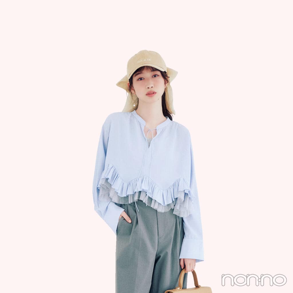 【non-no web】岡本夏美が着こなす大学生の毎日コーデ_アイキャッチ画像