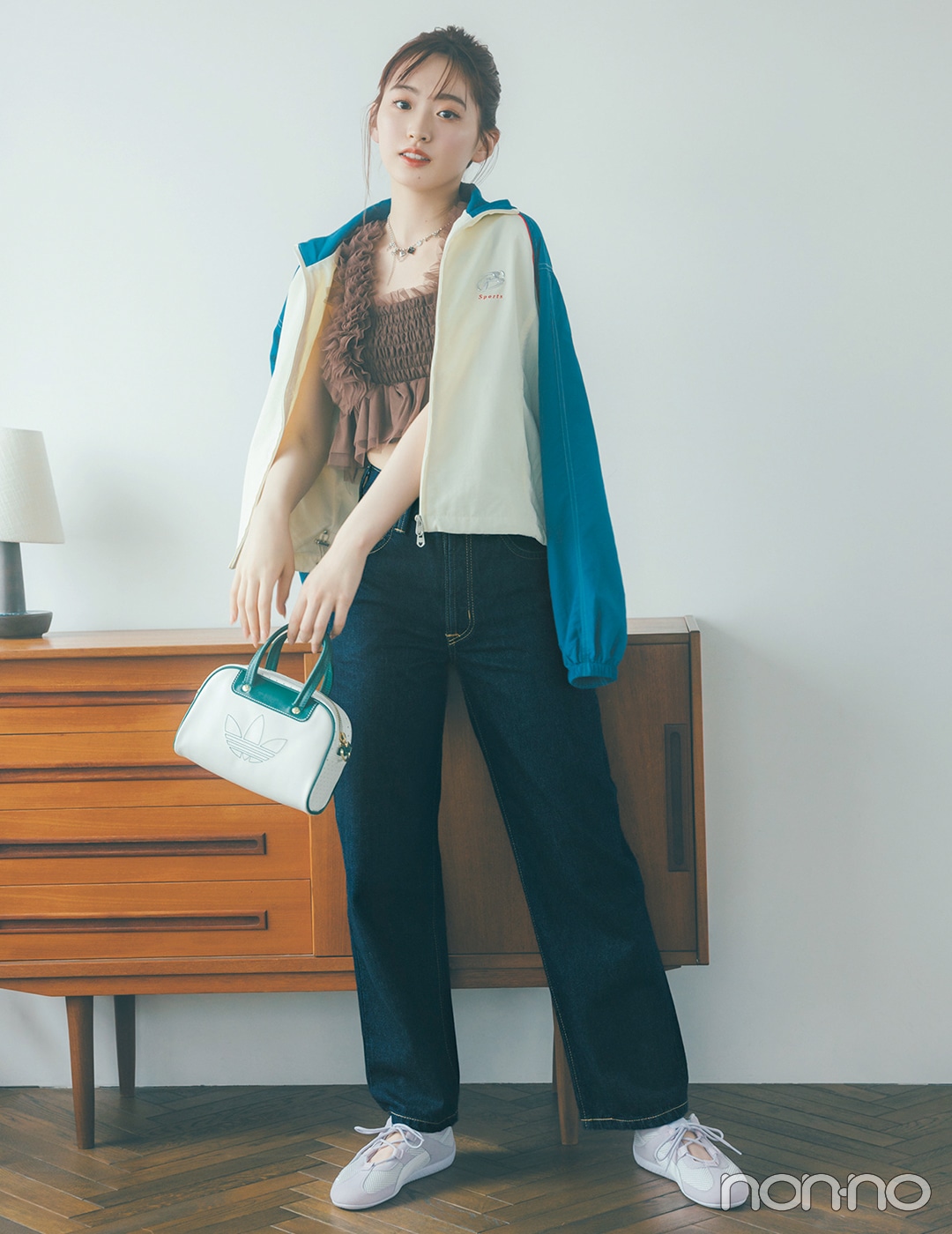 【non-no web】村上なずなが着こなす大学生の毎日コーデ