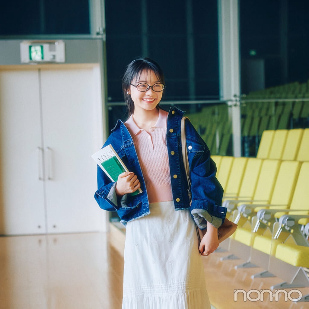 【non-no web】林芽亜里が着こなす大学生の毎日コーデ_アイキャッチ画像
