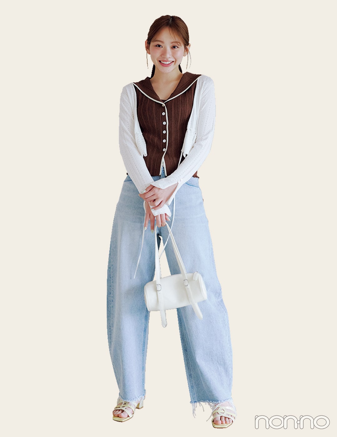 【non-no web】村上なずなが着こなす大学生の毎日コーデ