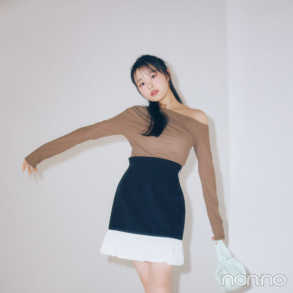 【non-no web】林芽亜里が着こなす大学生の毎日コーデ_アイキャッチ画像
